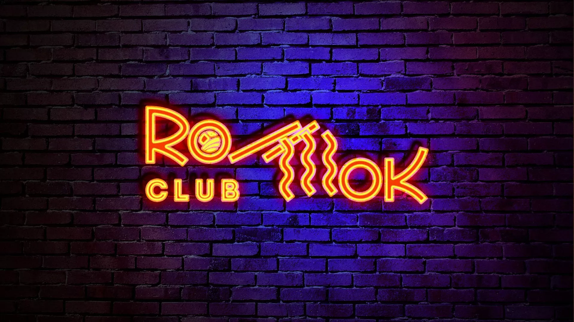 Разработка интерьерной вывески суши-бара «Roll Wok Club» в Боброве